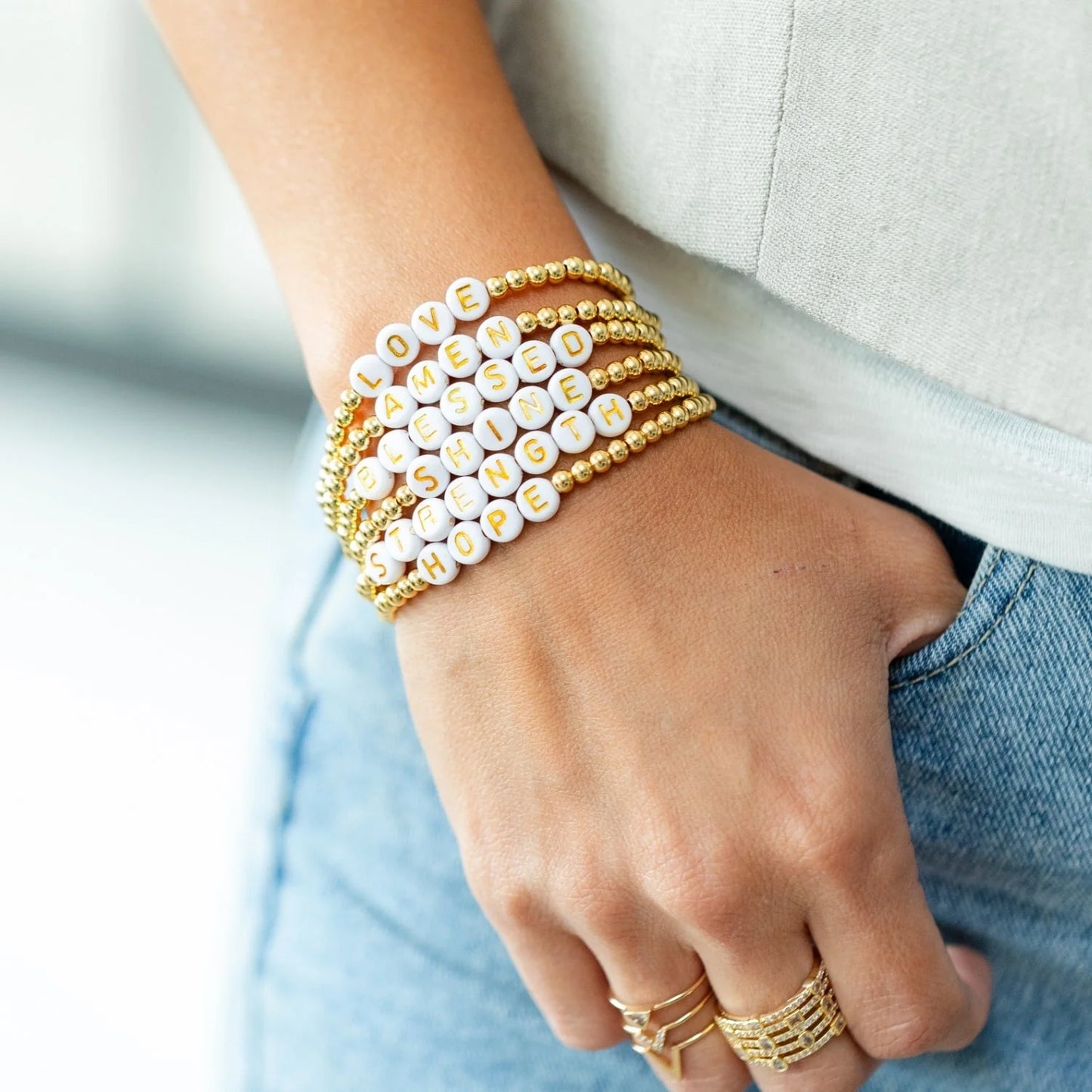Stackable Beaded Bracelets