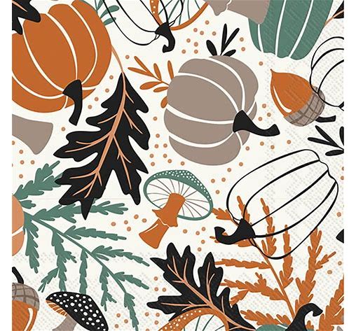 Fall Cocktail Napkins