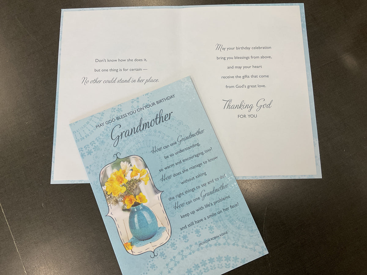Grandmother Religious Birthday Card