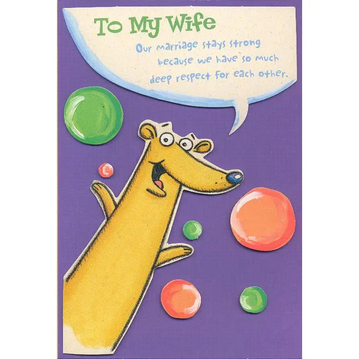 Wife Humor Birthday Card