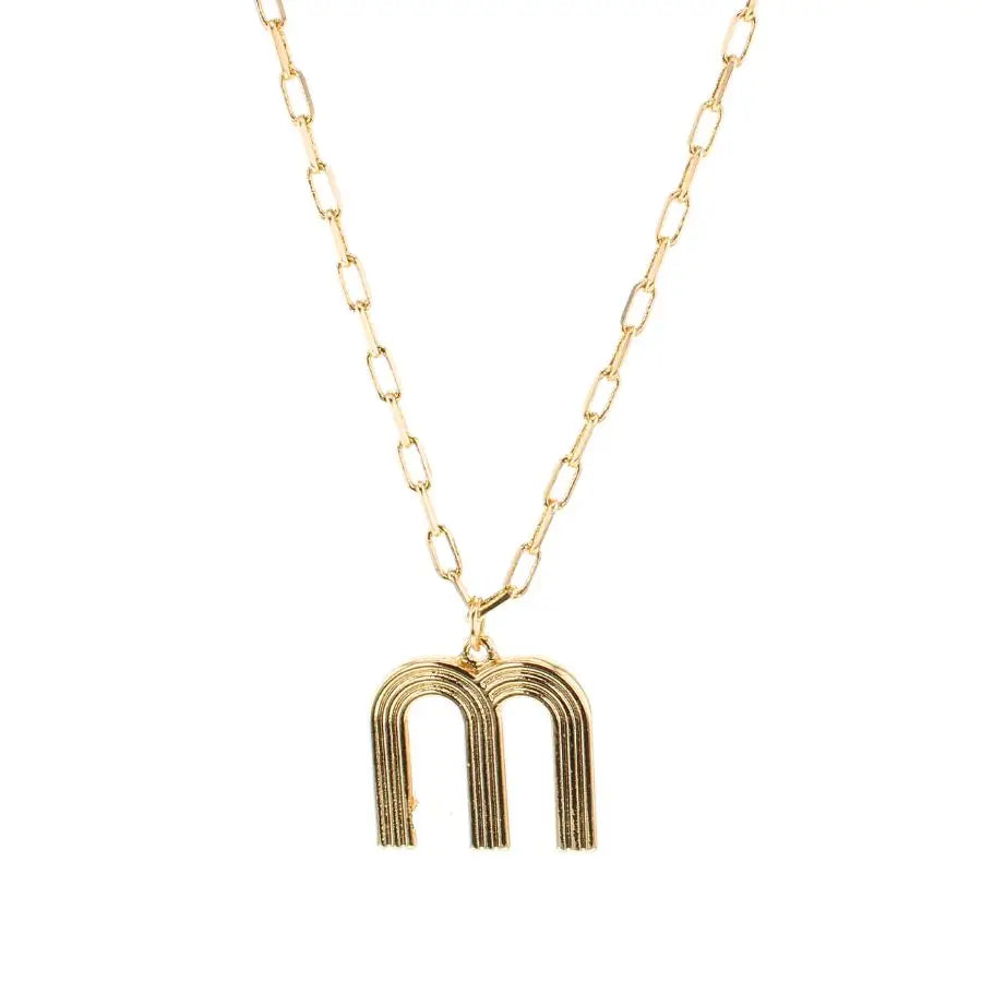 Deco Letter Necklaces