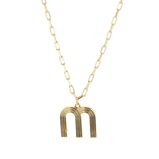 Deco Letter Necklaces