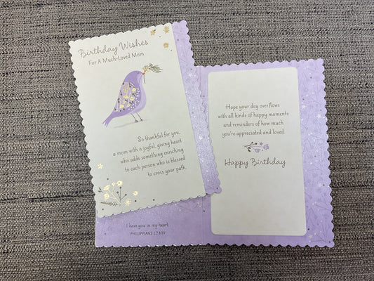 Mom Religious Birthday Card