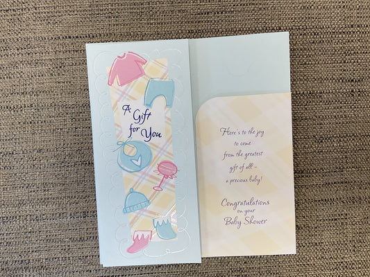 Baby Shower Money Card