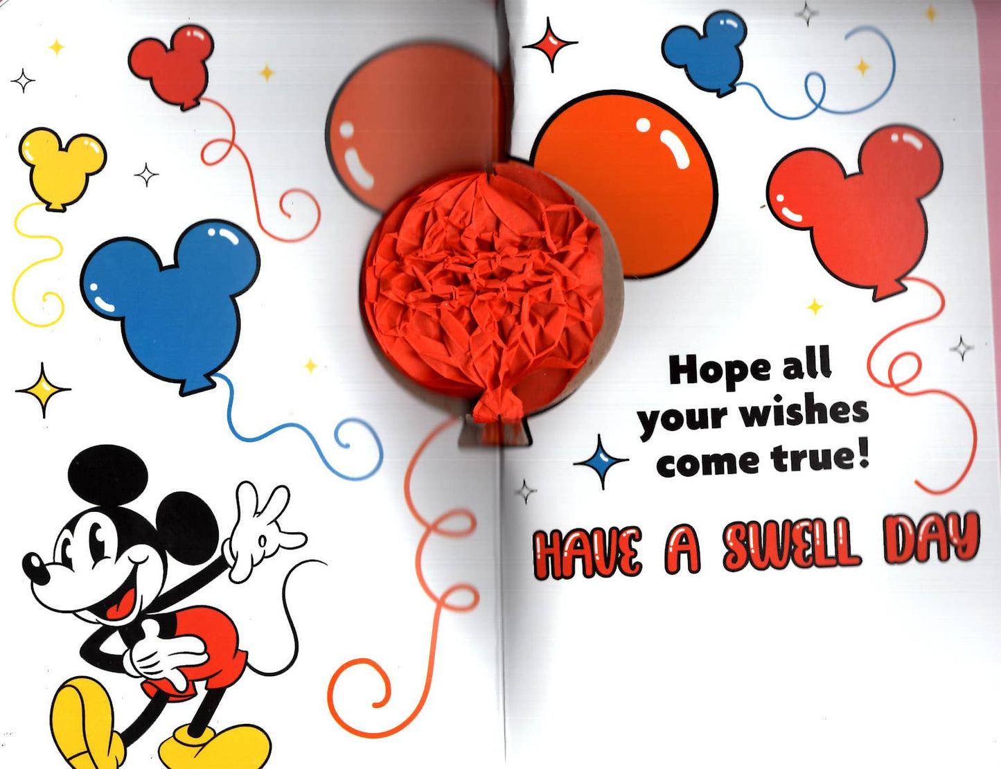 Mickey Mouse Birthday Card