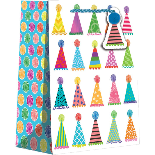 Party Hats - Medium Gift Bag
