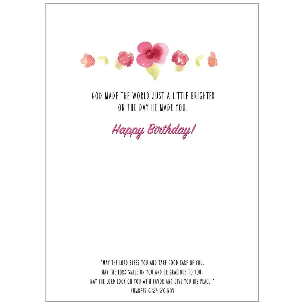 Floral Dress - Faith Birthday For Her Card