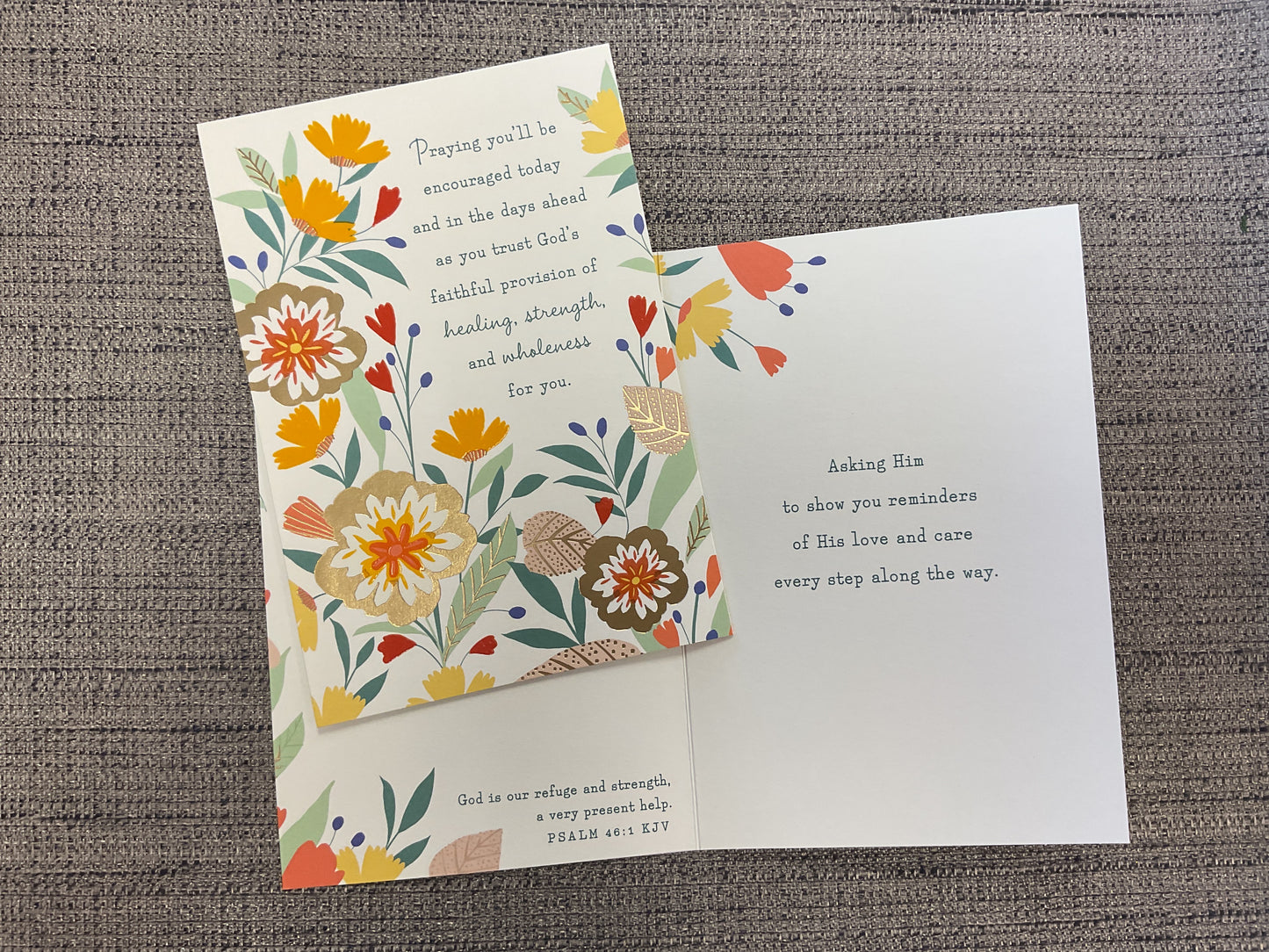 Get Well Religious Card