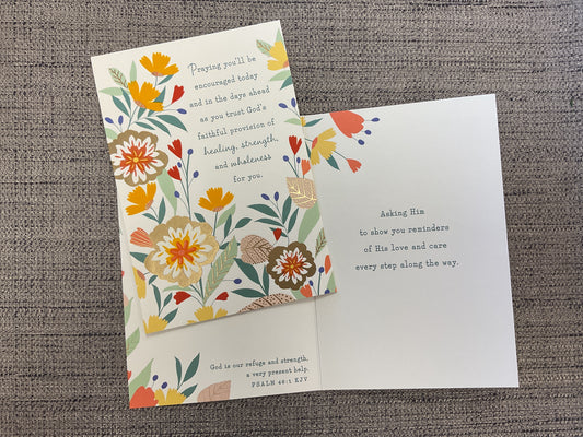 Get Well Religious Card
