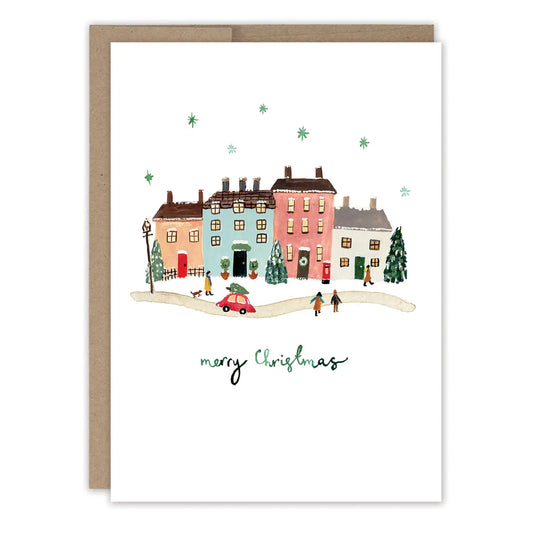 Little Christmas Village Holiday Card