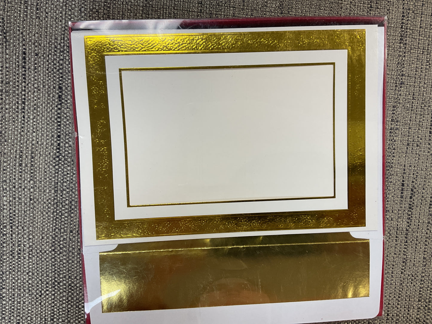 Slide-In Photo Boxed Christmas Card