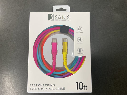 Sanis- Gradient USB Type C to Type C Cable Fast Charger