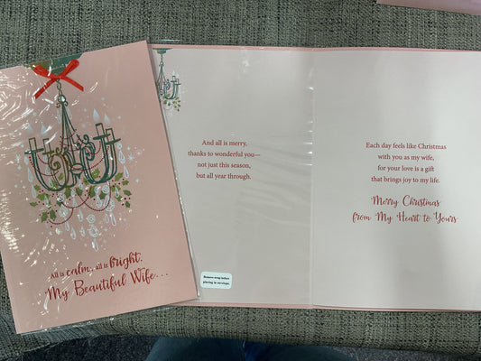 Wife Christmas Card