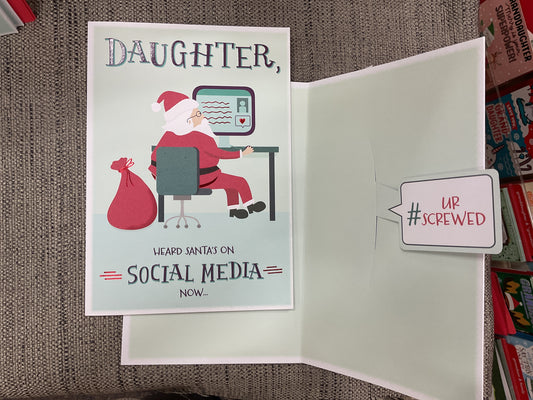 Christmas Card - Daughter