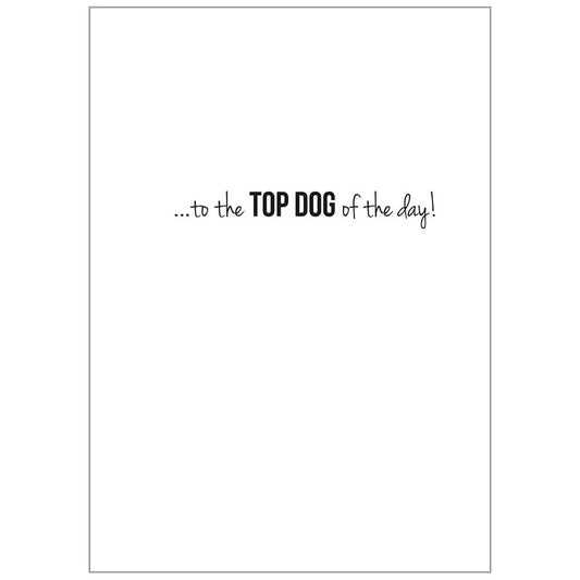 Dog with Cupcake - Juvenile Birthday Value Card