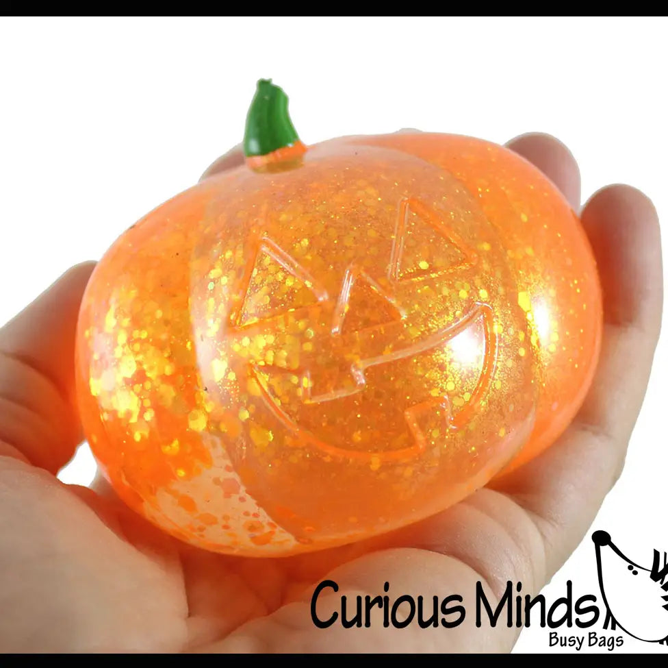 Pumpkin Jack O Lantern Squishy Ball