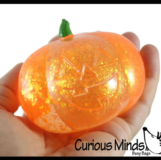 Pumpkin Jack O Lantern Squishy Ball