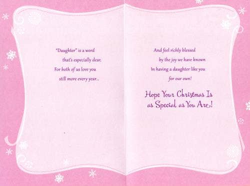 Christmas Our Daughter