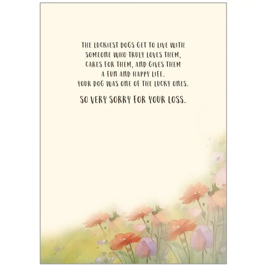 Sad Goodbye - Sympathy Loss of Pet Scripture Card