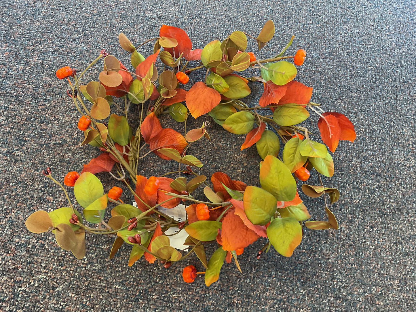 Pumpkin Fall Candle Wreath