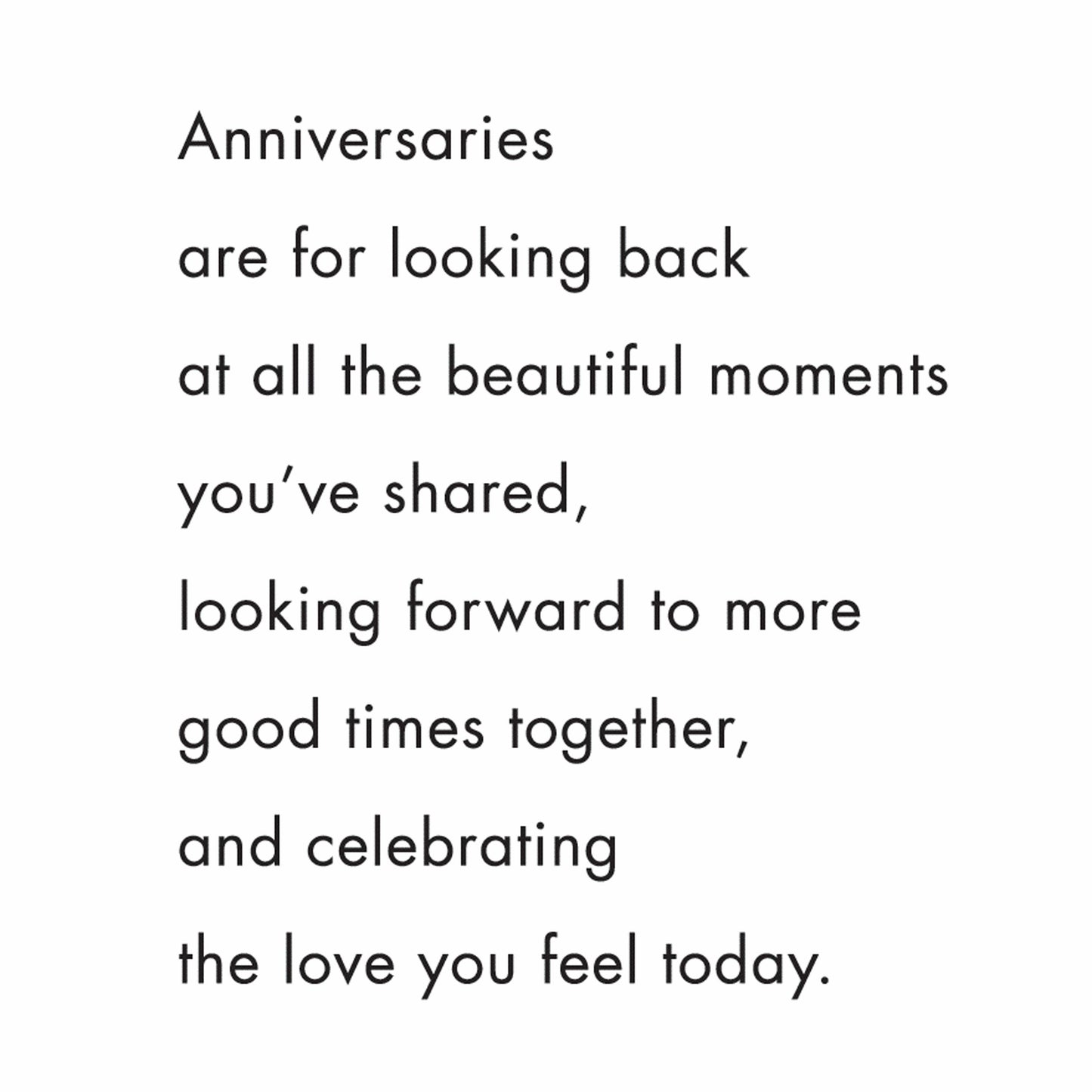 50th Anniversary Card (Golden Years Together)