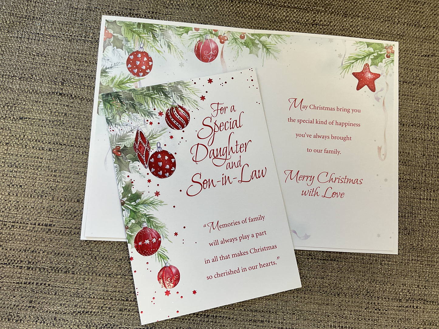 Daughter & Son-in-Law Christmas Card