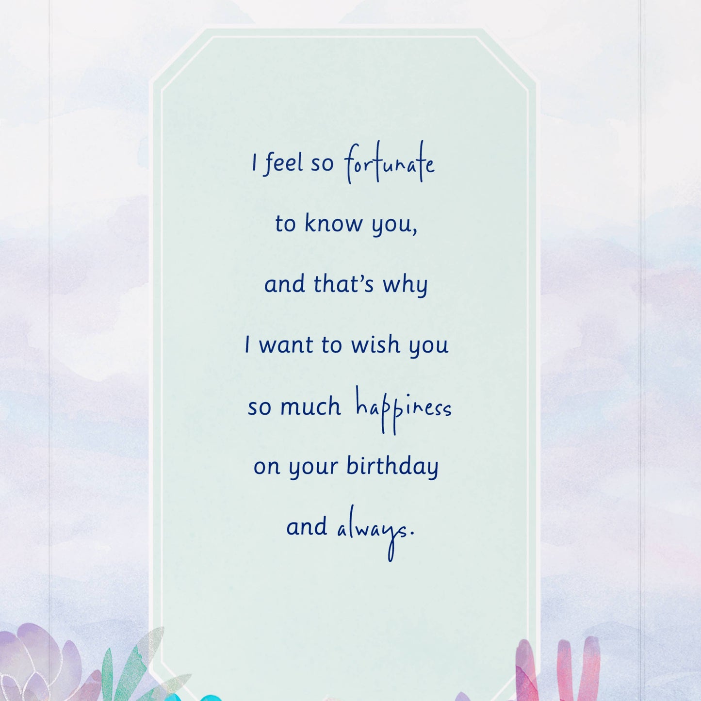 Feminine Birthday Card