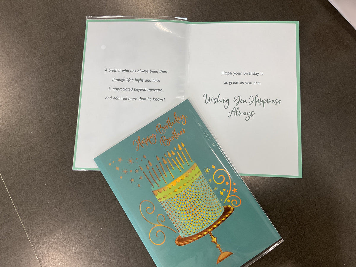 Brother Birthday Card