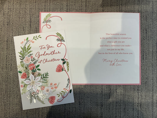 Godmother Christmas Card