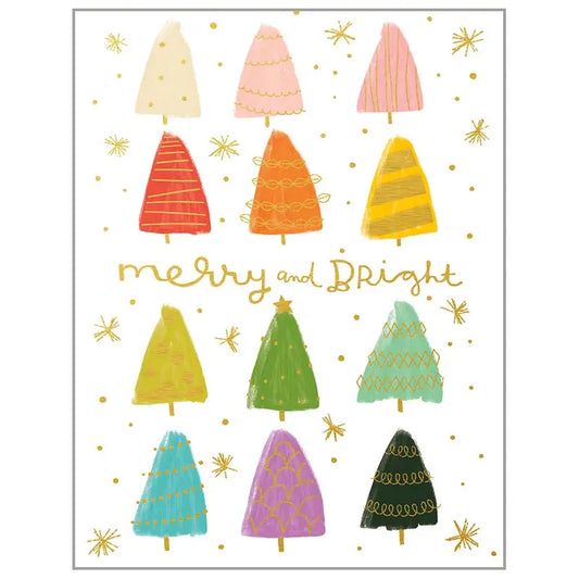 Gum Drop Trees - Christmas Card