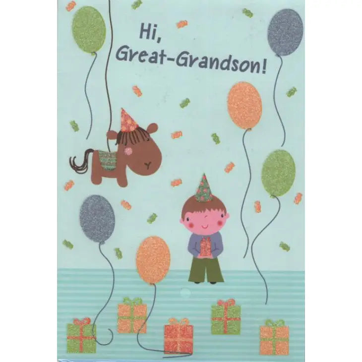 Great Grandson Birthday Card (Juvenile)