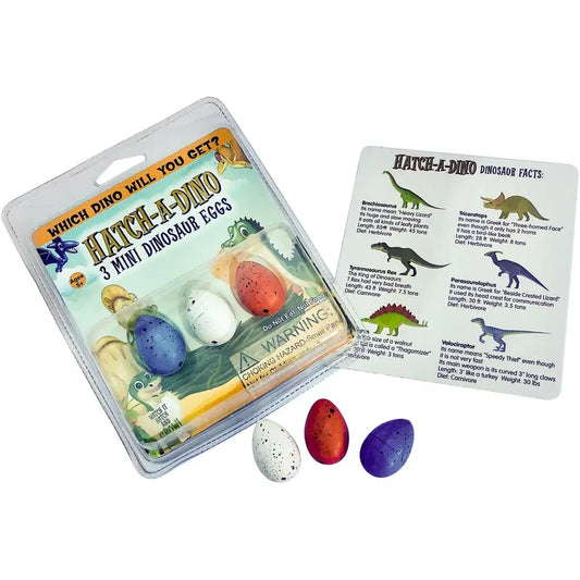 Hatch-A-Dino Mini Dinosaur Eggs