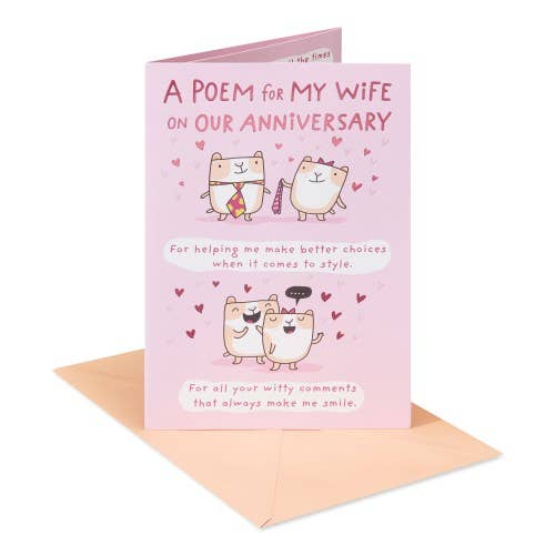 Humor Wife Anniversary Card
