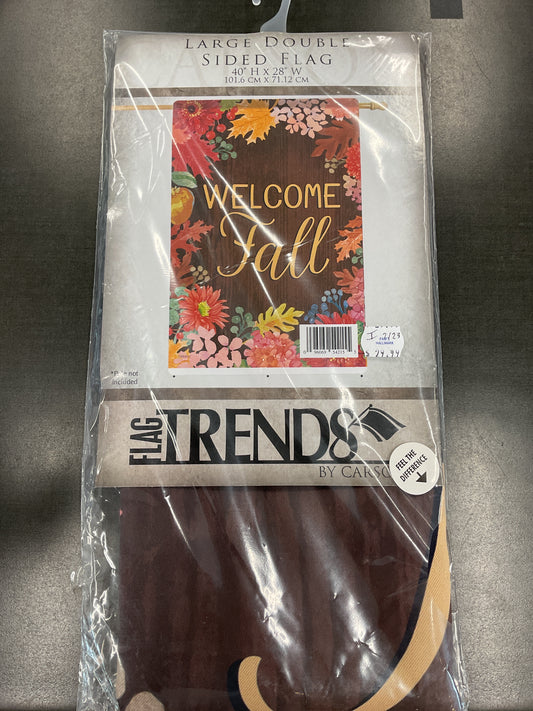 Velvet Blooms Large Double Sided Flag