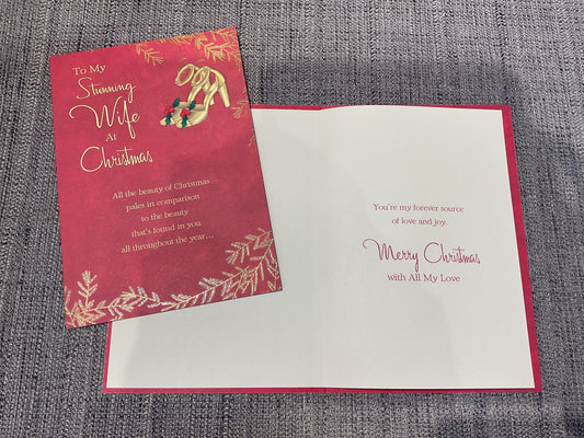 Wife Christmas Card