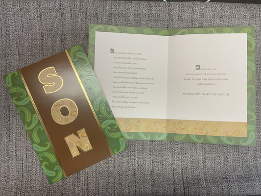 Son - Father’s Day Card