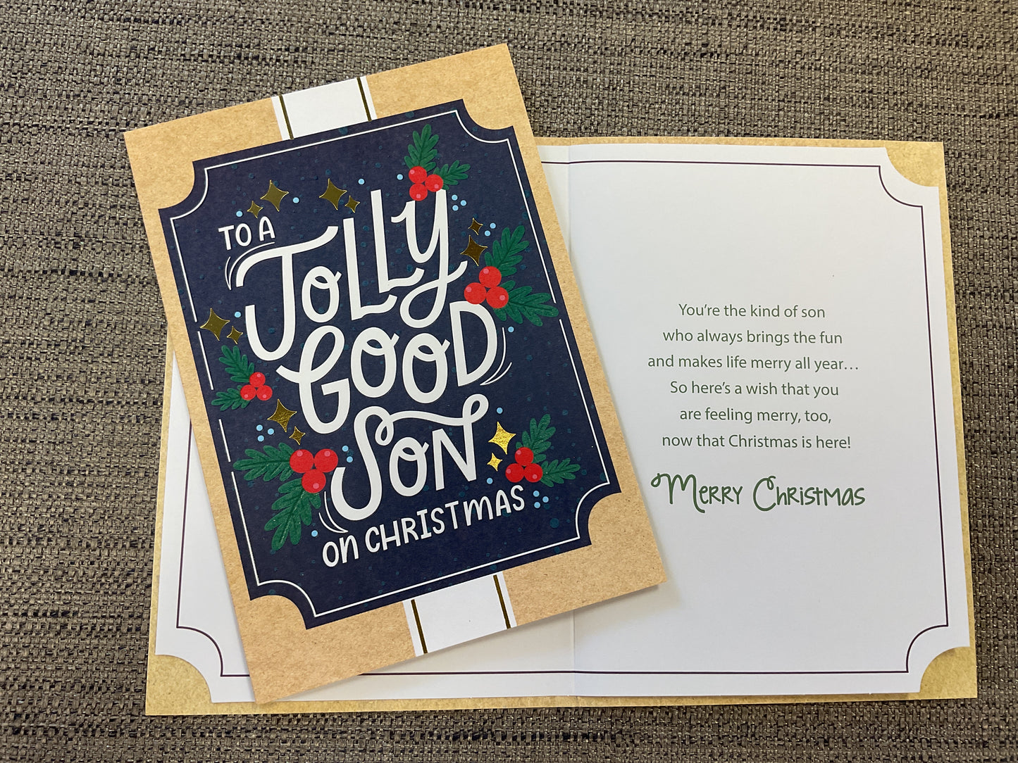 Son Christmas Card
