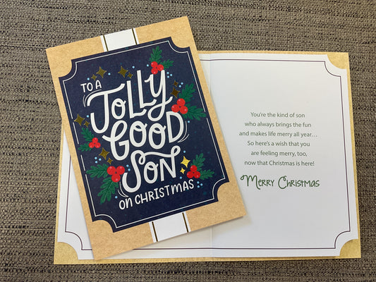 Son Christmas Card