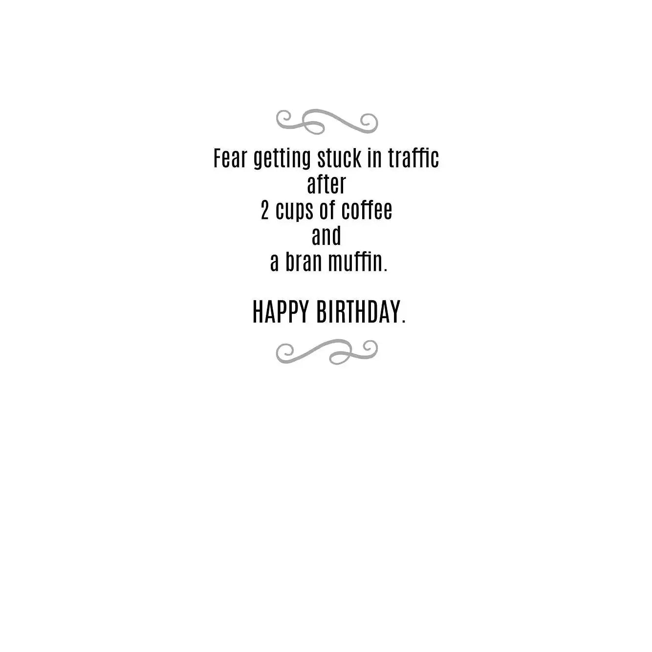 Humor Birthday Card – “Don’t Fear Getting Older”