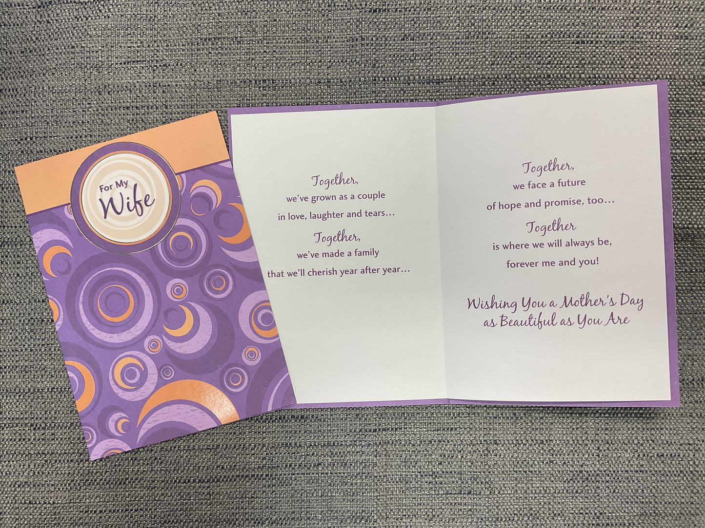 Wife - Mother’s Day Card