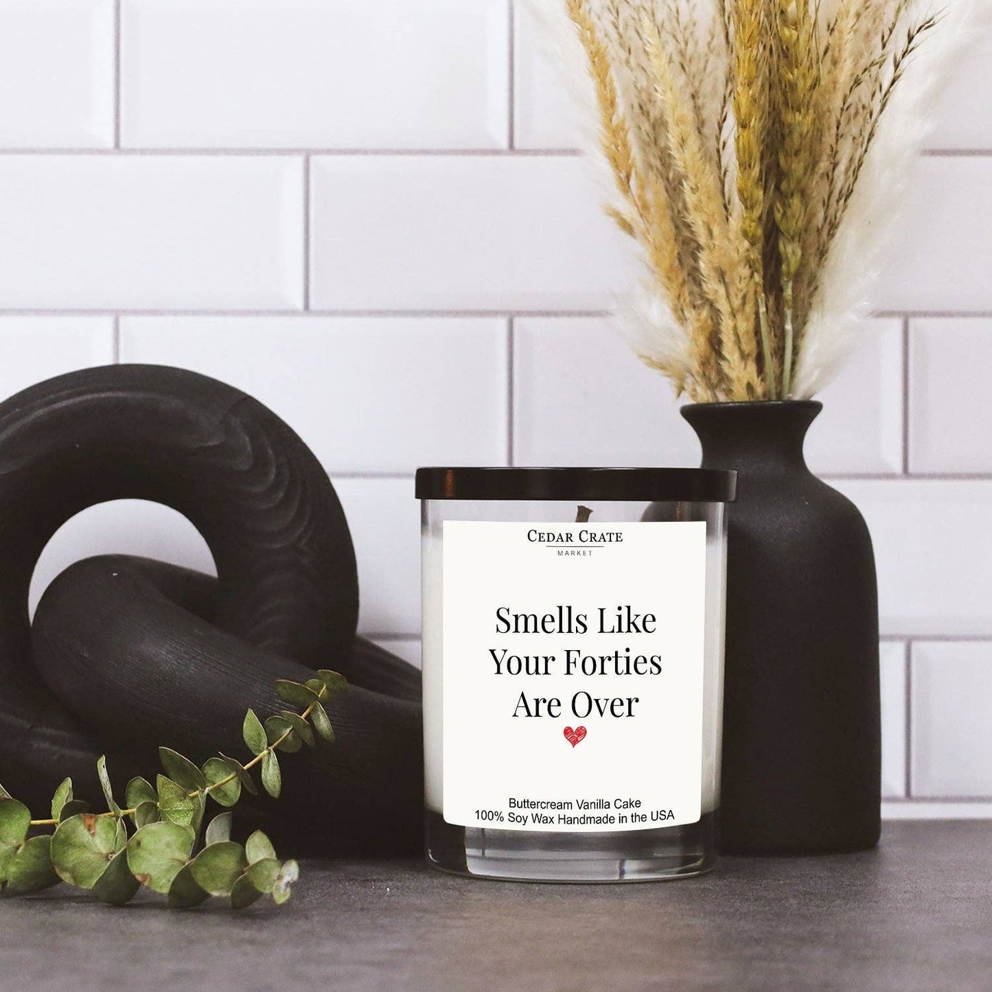 50th Birthday Candle - Smells Like Your Forties Are Over