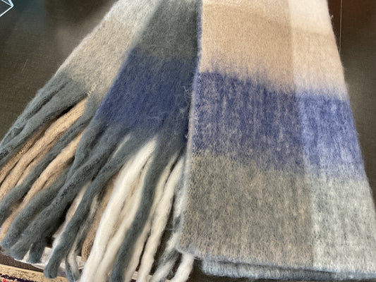 Cozy Brushed Plaid Scarf