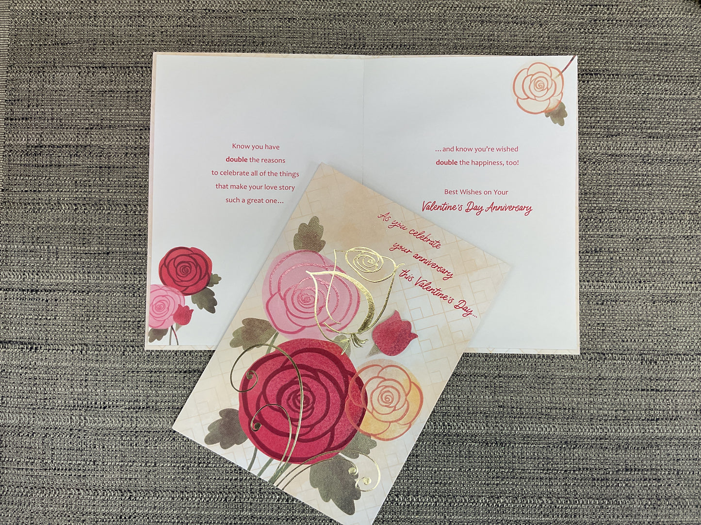 Valentine’s Day Anniversary Card