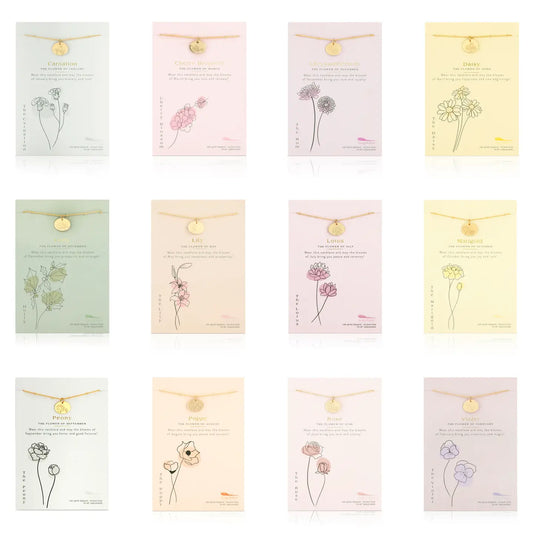 Birth Flower Necklace