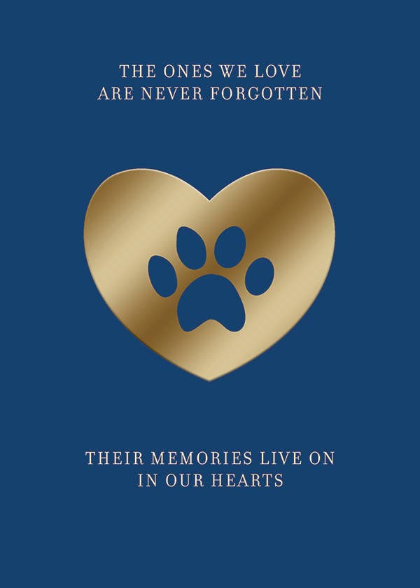 Beloved Dog Sympathy Card