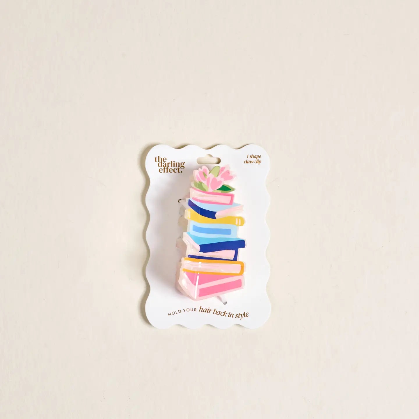 Shape Up Claw Clip–Book Nook