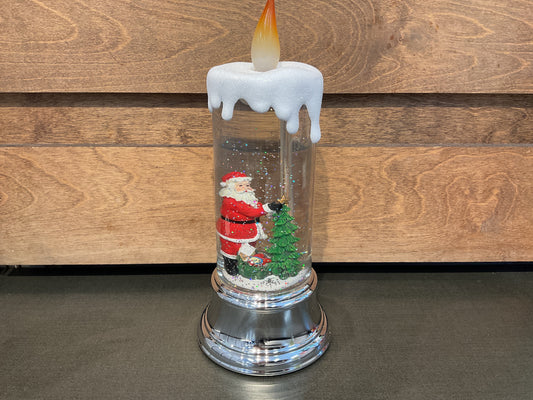 Lighted Holiday Water Globe