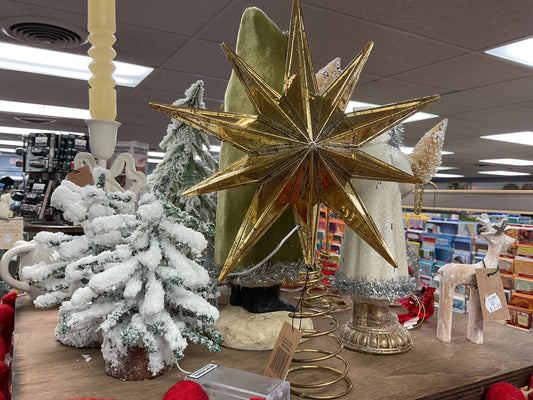 Plastic Star Tree Topper with LED Light