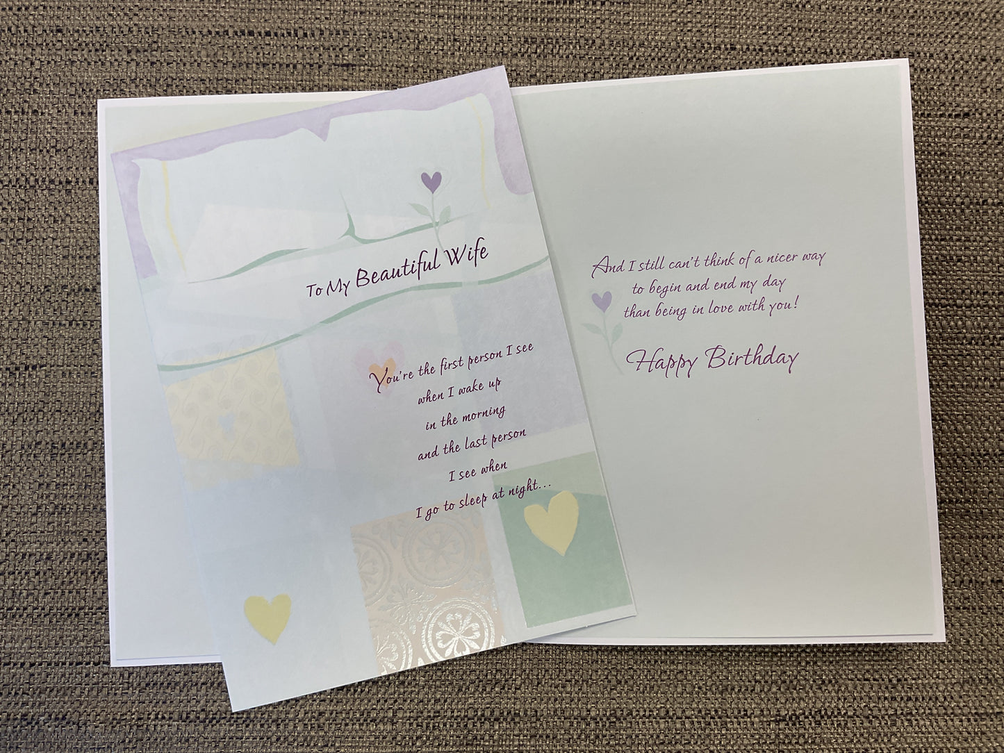 Wife Birthday card
