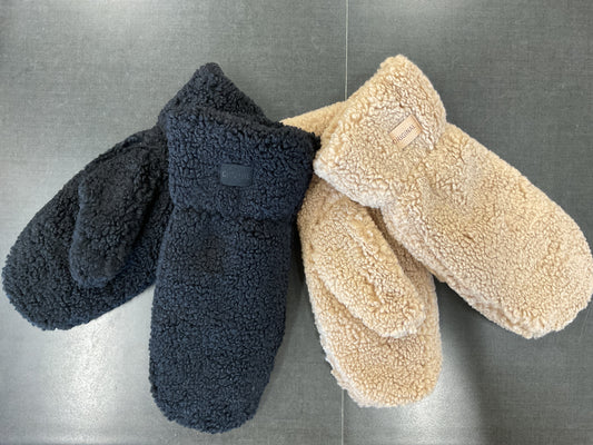 Solid Sherpa Mittens
